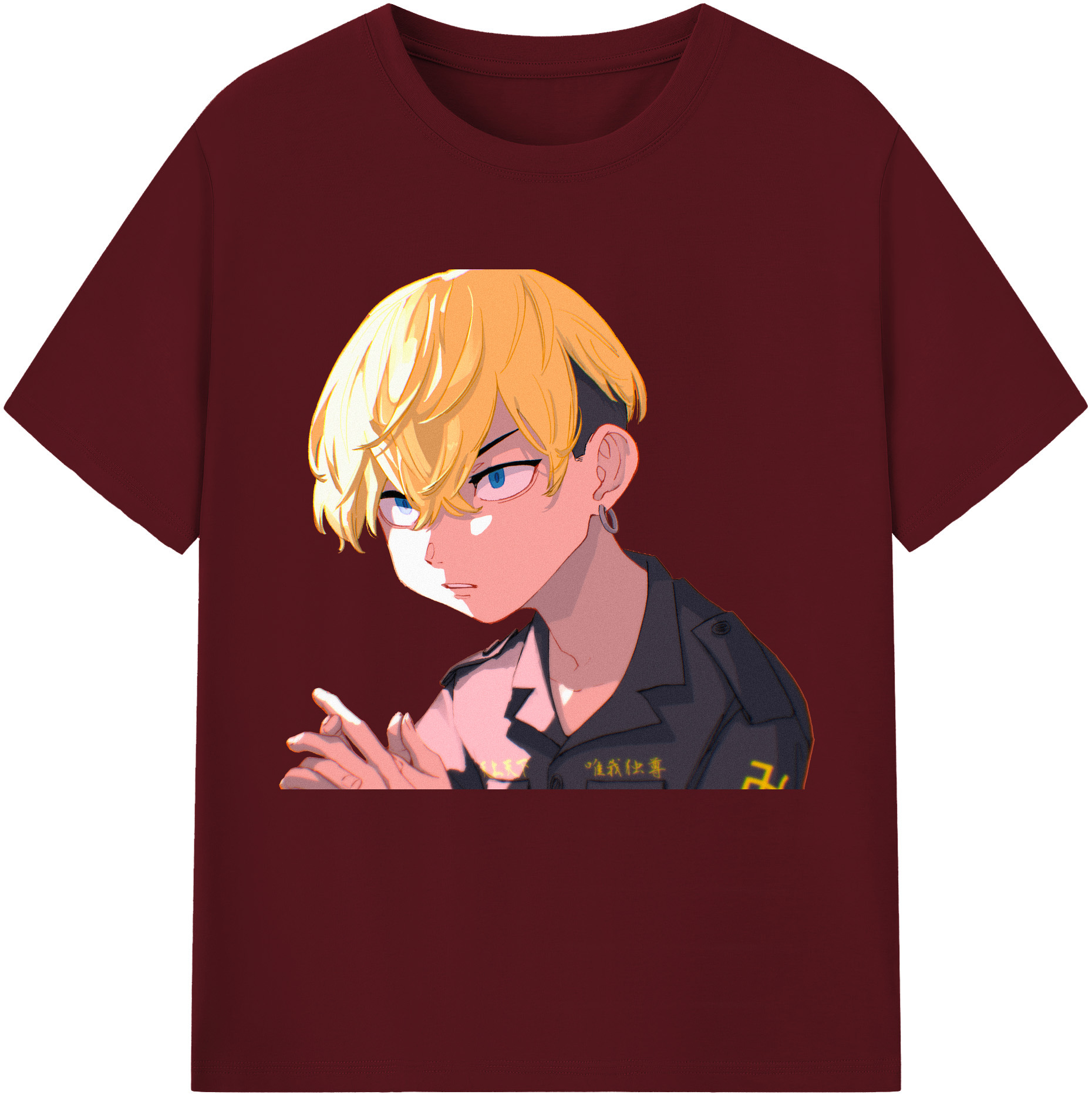 （画像用） 東京リベンジャーズ Tokyo Revengers 綿100％半袖Tシャツ（フロントプリント）